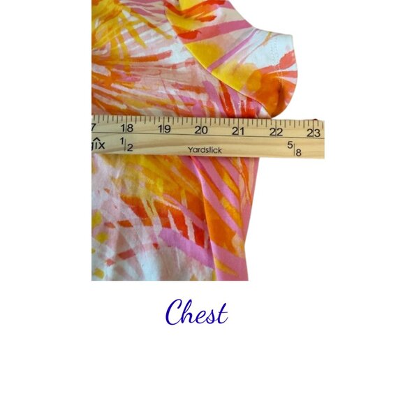 Ruby Rd Women’s Short Sleeve Printed Knit Top XL NWT - Picture 5 of 6